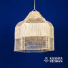 Abat-jour en rotin, suspension en osier, lustre en paille, suspension en paille, lampe suspendue marocaine, luminaire